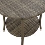 Verstellbare Gartenstühle mit Tisch, 2 Stück, PE-Rattan, Grau. von , Gartenstühle - Ref: Foro24-365692, Preis: 268,58 €, Raba...