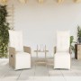 Garten-Liegestühle mit beigen Kissen, 2 Stück, aus PE-Rattan. von , Gartenstühle - Ref: Foro24-365703, Preis: 287,87 €, Rabat...
