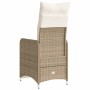 Garten-Liegestühle mit beigen Kissen, 2 Stück, aus PE-Rattan. von , Gartenstühle - Ref: Foro24-365703, Preis: 287,87 €, Rabat...