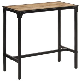 Mesa de bar madera maciza de mango rugoso 110x55x107 cm by , Kitchen stools - Ref: Foro24-358938, Price: 191,14 €, Discount: %