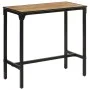 Massivholz-Barhockertisch aus rauem Mangoholz 110x55x107 cm von , Küchenhocker - Ref: Foro24-358938, Preis: 173,74 €, Rabatt: %