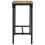 Massivholz-Barhockertisch aus rauem Mangoholz 110x55x107 cm von , Küchenhocker - Ref: Foro24-358938, Preis: 173,74 €, Rabatt: %
