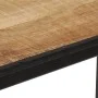 Massivholz-Barhockertisch aus rauem Mangoholz 110x55x107 cm von , Küchenhocker - Ref: Foro24-358938, Preis: 173,74 €, Rabatt: %