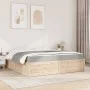 Bed with solid pine wood mattress 180x200 cm by , Beds and slatted bases - Ref: Foro24-3281925, Price: 438,71 €, Discount: %