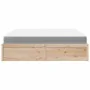 Bed with solid pine wood mattress 180x200 cm by , Beds and slatted bases - Ref: Foro24-3281925, Price: 438,71 €, Discount: %