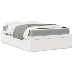 Bett mit massiver Kieferholzmatratze 120x200 cm von , Betten und Lattenroste - Ref: Foro24-3281938, Preis: 392,84 €, Rabatt: %