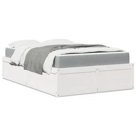 Bett mit massiver Kieferholzmatratze 120x200 cm von , Betten und Lattenroste - Ref: Foro24-3281938, Preis: 387,85 €, Rabatt: %