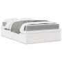 Cama con colchón madera maciza de pino blanco 120x200 cm de , Camas y somieres - Ref: Foro24-3281938, Precio: 392,84 €, Descu...