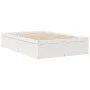 Cama con colchón madera maciza de pino blanco 120x200 cm de , Camas y somieres - Ref: Foro24-3281938, Precio: 387,85 €, Descu...