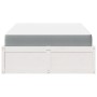 Bed with solid white pine wood mattress 120x200 cm by , Beds and slatted bases - Ref: Foro24-3281938, Price: 392,84 €, Discou...
