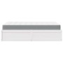 Bed with solid white pine wood mattress 120x200 cm by , Beds and slatted bases - Ref: Foro24-3281938, Price: 392,84 €, Discou...