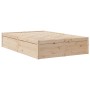 Bett mit massiver Kiefernholzmatratze 140x190 cm von , Betten und Lattenroste - Ref: Foro24-3281946, Preis: 379,87 €, Rabatt: %
