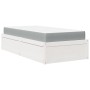 Bed with solid white pine wood mattress 90x200 cm by , Beds and slatted bases - Ref: Foro24-3281944, Price: 290,28 €, Discoun...