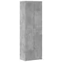 Hoher Schrank aus grauem Beton-Ingenieurholz 60x35x180 cm von , Schließfächer und Lagerschränke - Ref: Foro24-3276668, Preis:...