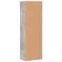Hoher Schrank aus grauem Beton-Ingenieurholz 60x35x180 cm von , Schließfächer und Lagerschränke - Ref: Foro24-3276668, Preis:...