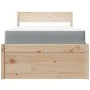 Bed with drawers and solid white pine mattress 90x190 cm by , Beds and slatted bases - Ref: Foro24-3281919, Price: 309,38 €, ...
