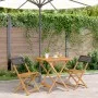 Juego de bistro de 3 piezas ratán PE y madera maciza negro by , Garden sets - Ref: Foro24-3281862, Price: 151,89 €, Discount: %