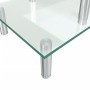2-stufiger Monitorständer aus transparentem Glas von vidaXL, Zubehör für Computermonitore - Ref: Foro24-322755, Preis: 30,78 ...