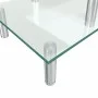Soporte para monitor de 2 niveles vidrio transparente de vidaXL, Accesorios para monitores de ordenador - Ref: Foro24-322755,...
