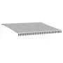 Manuelle ausfahrbare Markise mit LED in Anthrazit und Weiß 450x300 cm. von , Markisen - Ref: Foro24-3215786, Preis: 371,25 €,...