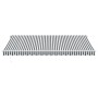 Toldo retráctil manual con LED antracita y blanco 450x300 cm by , Awnings - Ref: Foro24-3215786, Price: 385,34 €, Discount: %