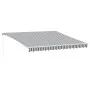 Manuelle ausfahrbare Markise mit LED-Licht in Anthrazit und Weiß 400x300cm. von , Markisen - Ref: Foro24-3215784, Preis: 373,...