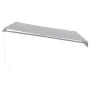 Manuelle ausfahrbare Markise mit LED-Licht in Anthrazit und Weiß 400x300cm. von , Markisen - Ref: Foro24-3215784, Preis: 373,...