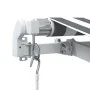 Toldo retráctil manual con luz LED antracita y blanco 400x300cm by , Awnings - Ref: Foro24-3215784, Price: 373,99 €, Discount: %