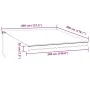 Toldo retráctil manual con luz LED antracita y blanco 400x300cm by , Awnings - Ref: Foro24-3215784, Price: 373,99 €, Discount: %
