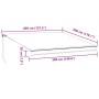 Toldo retráctil manual con luz LED antracita y blanco 400x300cm by , Awnings - Ref: Foro24-3215784, Price: 343,94 €, Discount: %