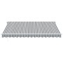 Toldo retráctil manual gris antracita y blanco 400x350 cm by , Awnings - Ref: Foro24-3215792, Price: 348,27 €, Discount: %