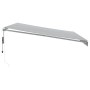 Toldo retráctil automático luz LED antracita blanco 450x350 cm by , Awnings - Ref: Foro24-3215799, Price: 722,91 €, Discount: %