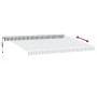 Toldo retráctil automático luz LED antracita blanco 450x350 cm by , Awnings - Ref: Foro24-3215799, Price: 722,91 €, Discount: %