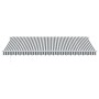 Toldo retráctil manual gris antracita y blanco 500x350 cm by , Awnings - Ref: Foro24-3215800, Price: 412,38 €, Discount: %