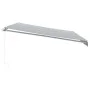 Toldo retráctil manual gris antracita y blanco 500x350 cm de , Toldos - Ref: Foro24-3215800, Precio: 399,25 €, Descuento: %
