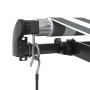 Manuelle ausfahrbare Markise mit LED-Licht in Anthrazit und Weiß 400x350cm. von , Markisen - Ref: Foro24-3215809, Preis: 428,...
