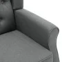 Sillón de masaje con reposapiés tela gris claro de vidaXL, Sillones de masaje eléctricos - Ref: Foro24-320161, Precio: 252,71...