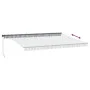 Manuelle ausfahrbare Markise in Anthrazitgrau und Weiß 500x350 cm. von , Markisen - Ref: Foro24-3215816, Preis: 438,41 €, Rab...