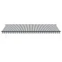 Manuelle ausfahrbare Markise mit LED-Licht in Anthrazit und Weiß 600x350 cm. von , Markisen - Ref: Foro24-3215821, Preis: 573...
