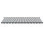 Toldo retráctil manual luz LED antracita y blanco 600x350 cm by , Awnings - Ref: Foro24-3215821, Price: 597,69 €, Discount: %