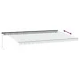 Toldo retráctil manual luz LED antracita y blanco 600x350 cm by , Awnings - Ref: Foro24-3215821, Price: 573,25 €, Discount: %