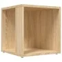 Mesa auxiliar madera contrachapada roble Sonoma 33x33x34,5 cm de , Mesas auxiliares - Ref: Foro24-809011, Precio: 24,94 €, De...