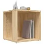 Mesa auxiliar madera contrachapada roble Sonoma 33x33x34,5 cm de , Mesas auxiliares - Ref: Foro24-809011, Precio: 24,94 €, De...