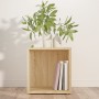 Mesa auxiliar madera contrachapada roble Sonoma 33x33x34,5 cm de , Mesas auxiliares - Ref: Foro24-809011, Precio: 26,04 €, De...