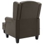 Sillón de masaje con reposapiés tela gris taupé de vidaXL, Sillones de masaje eléctricos - Ref: Foro24-320169, Precio: 256,44...