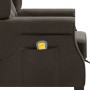 Massagesessel mit Fußstütze aus taupegrauem Stoff von vidaXL, Elektrische Massagesessel - Ref: Foro24-320169, Preis: 256,44 €...