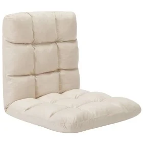 Faltbare Bodenliege aus Mikrofaser in Cremefarbe von , Tagesbetten - Ref: Foro24-325257, Preis: 90,24 €, Rabatt: %