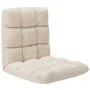 Faltbare Bodenliege aus Mikrofaser in Cremefarbe von , Tagesbetten - Ref: Foro24-325257, Preis: 90,22 €, Rabatt: %