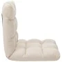 Faltbare Bodenliege aus Mikrofaser in Cremefarbe von , Tagesbetten - Ref: Foro24-325257, Preis: 90,22 €, Rabatt: %