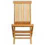 Gartensessel 6 Stück Massivholz aus Teakholz mit blauen Kissen von , Gartenstühle - Ref: Foro24-3065615, Preis: 387,38 €, Rab...